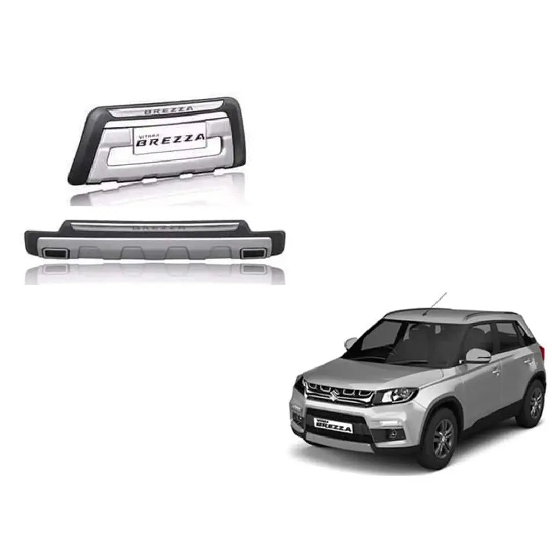 Maruti Suzuki Vitara Brezza Front and Rear Bumper Protector Guard