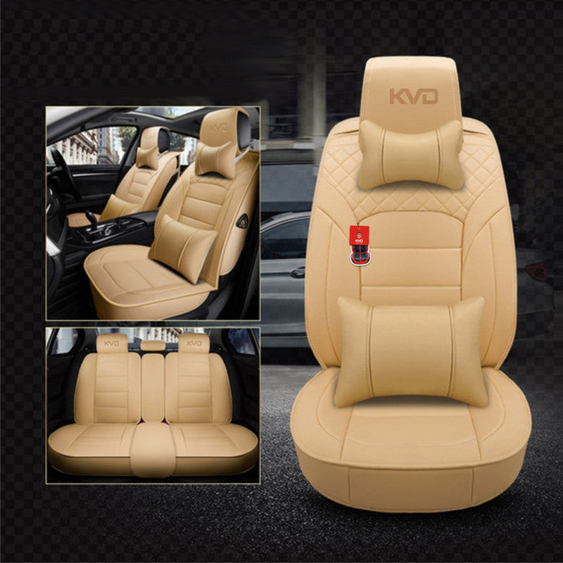 Leather Car Innova Crysta Seat Cover Seater Price KVD Superior