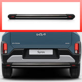 Kia Syros Rear Bumper Guards | Aluminium
