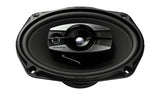 Pioneer Car Oval Speaker TS-6965V3, 6X 9 Oval, 3 Way, Max 450W Nominal 80W,Full Covered Grille,Non-Pressed Paper Cones