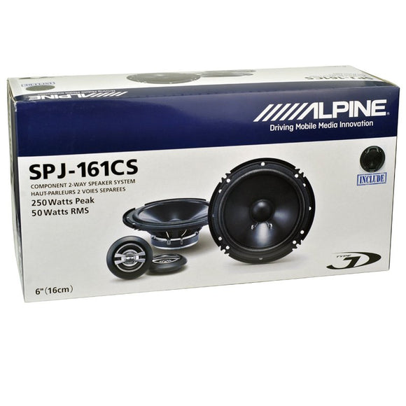 Alpine Spj-161Cs 125 Watt Wired Speaker
