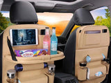 KVD AUTOZONE Car Back Seat Organiser- Beige