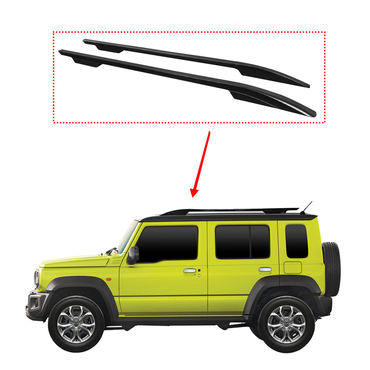 suzuki jimny roof rails – autoclint