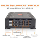 JBL Stage A9004-4 Channels Amplifier, Peak Power 880W, 440W RMS with Full On-Board Protection.Suitable to Connect Speakers,Tube Subwoofer, Subwoofers, Control-Gain,Frequency,Input Level, Bass EQ