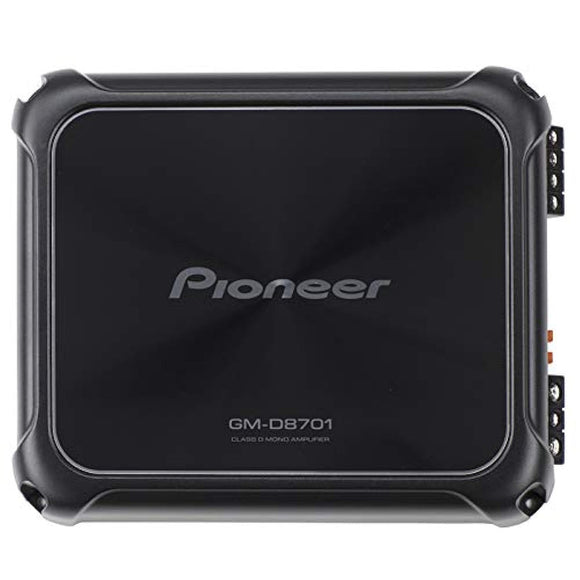 Pioneer Car Amplifier GM-D8701,Class D Mono Amplifier with Wired Bass Boost Remote