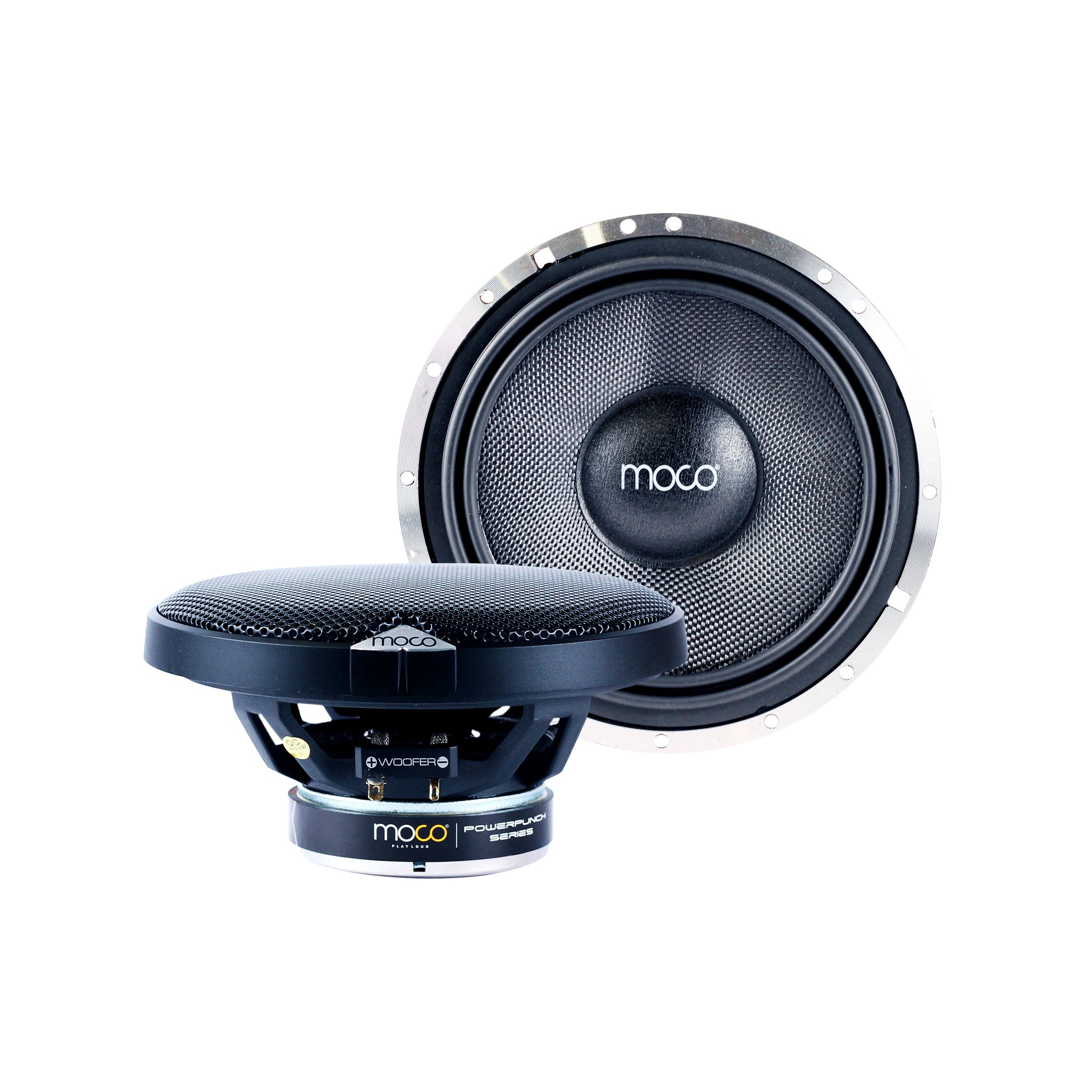 MOCO CO-02.80 6x5 Inch Component Car Speakers 80W RMS – Glass