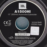 JBL A1500HI 1500W 12" Subwoofer  (Powered , RMS Power: 325 W)