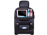 KVD AUTOZONE Car Back Seat Organiser- Black