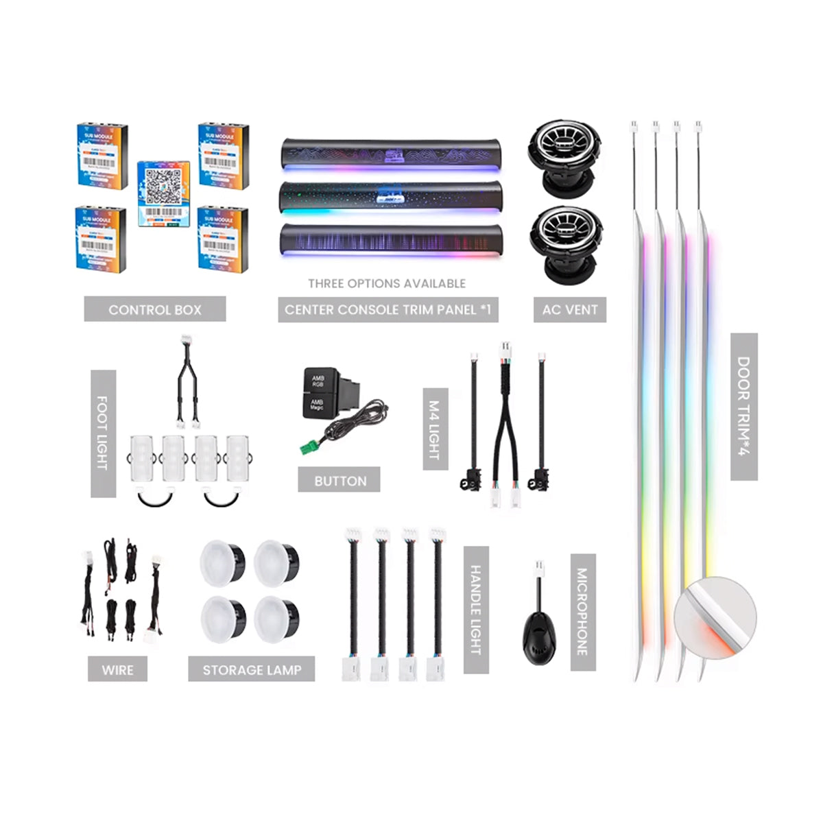 Suzuki Jimny Ambient Lights With AC Vents || 19 Pieces – autoclint