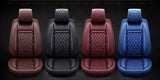 KVD Superior Leather Luxury Car Seat Cover for Skoda Kylac Wine Red (With 5 Year Onsite Warranty) (SP) - D052/143