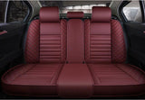 KVD Superior Leather Luxury Car Seat Cover for Skoda Kylac Wine Red (With 5 Year Onsite Warranty) - DZ059/143