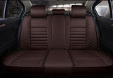 KVD Superior Leather Luxury Car Seat Cover for Volkswagen T-Roc Full Coffee (With 5 Year Onsite Warranty) - DZ061/135