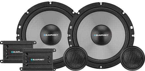 BLAUPUNKT Tx 65c 6.5 inches(165mm) Two-Way Component Car Speaker System, Silk Dome Tweeter with Neo Magnet, 390 watts Max Power, 55 watts RMS, 92dB Sensitivity