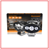 Aozoom TH02 LED Sportlight | 3 Lens  External Auxiliary  Bi-Focal Lights - 158W