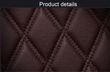 KVD Superior Leather Luxury Car Seat Cover For Skoda Slavia Light Tan (With 5 Year Onsite Warranty) - D013/135