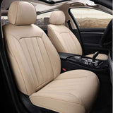 KVD Superior Leather Luxury Car Seat Cover for Skoda Kylac Full Beige (With 5 Year Onsite Warranty) - DZ109/143