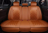 KVD Superior Leather Luxury Car Seat Cover For Mg Astor Light Tan (With 5 Year Onsite Warranty) - D013/145