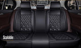 KVD Superior Leather Luxury Car Seat Cover for Mahindra Thar Roxx Full Black (With 5 Year Onsite Warranty) (SP) - D050/156