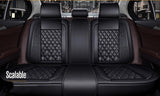 KVD Superior Leather Luxury Car Seat Cover for Mahindra Scorpio N Full Black (With 5 Year Onsite Warranty) (SP) - D050/149