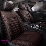 KVD Superior Leather Luxury Car Seat Cover for Volkswagen virtus Full Coffee (With 5 Year Onsite Warranty) - DZ061/153