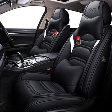 KVD Superior Leather Luxury Car Seat Cover for Hyundai I20 Full Coffee –  autoclint