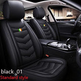 KVD Superior Leather Luxury Car Seat Cover For Kia Syros Full Black (With 5 Year Onsite Warranty) - DZ079/158