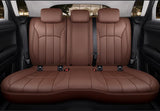 KVD Superior Leather Luxury Car Seat Cover for Volkswagen virtus Full Coffee (With 5 Year Onsite Warranty) - D082/153