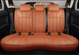 KVD Superior Leather Luxury Car Seat Cover For Maruti Suzuki Victoris Full Tan (With 5 Year Onsite Warranty) - D085/157
