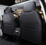 KVD Superior Leather Luxury Car Seat Cover for Skoda Kylac Full Black (With 5 Year Onsite Warranty) - D086/143