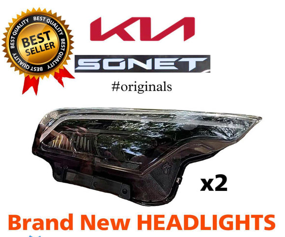 Kia Sonet Original OEM Headlights with DRLs - Illuminate Your Path with Authentic Brilliance (Pair of 2)