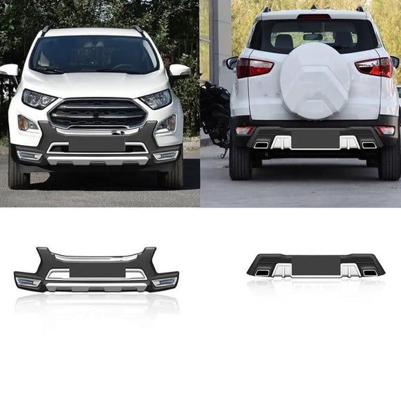 Front and Rear Bumper Corner Protector for Ford Ecosport 2017