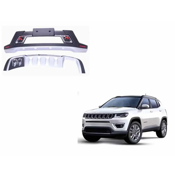 Front and Rear Bumper Diffuser for Jeep Compass