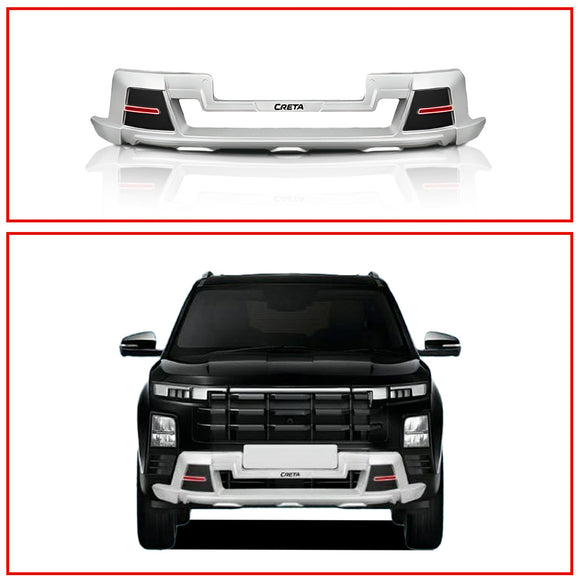 Hyundai Creta 2024 Front and Rear Bumper Guards