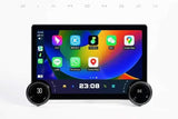 KVD Diamond 2k 11.8" Universal Car Android Double Din Stereo Player With Gorilla Glass/Full HD Display/WiFi/GPS/Steering Wheel Connectivity