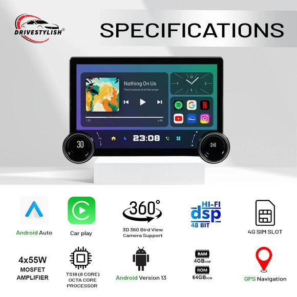 DIAMOND 2k 11.5‚Äù Android Music System (Car Stereo)