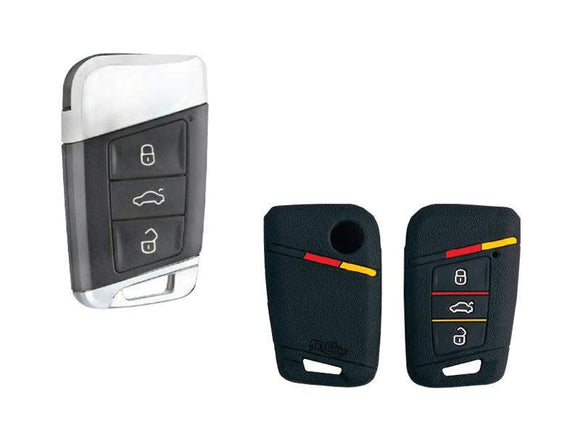 Silicone Car Key Cover For Volkswagen/Skoda KC-40
