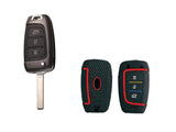 Silicone Car Key Cover for Hyundai KC-43