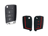 Silicone Car Key Cover For Volkswagen/Skoda KC-44
