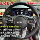 Kia Seltos Convenience Combo: Steering Audio Control & Cruise Control with Free Cable – Plug and Play Upgrade