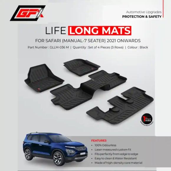 GFX Lifelong floor mats for New Safari 2021 Onwards