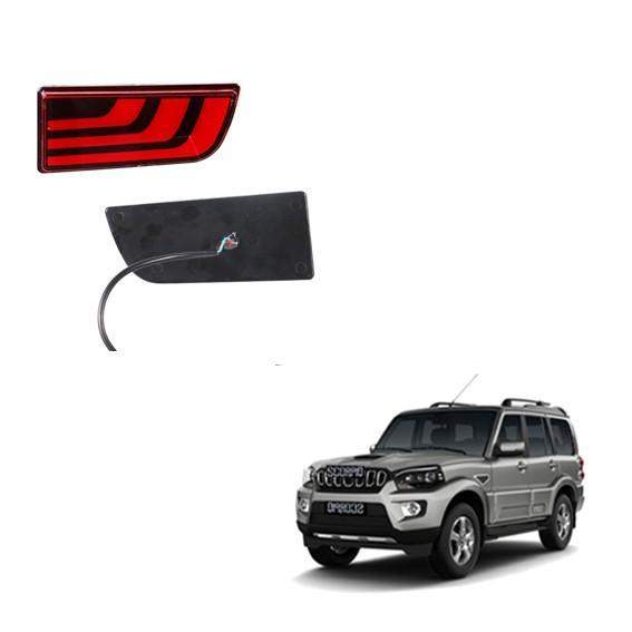 Rear Bumper Reflector LED Lights for Mahindra Scorpio 2017 (in 1st Design)