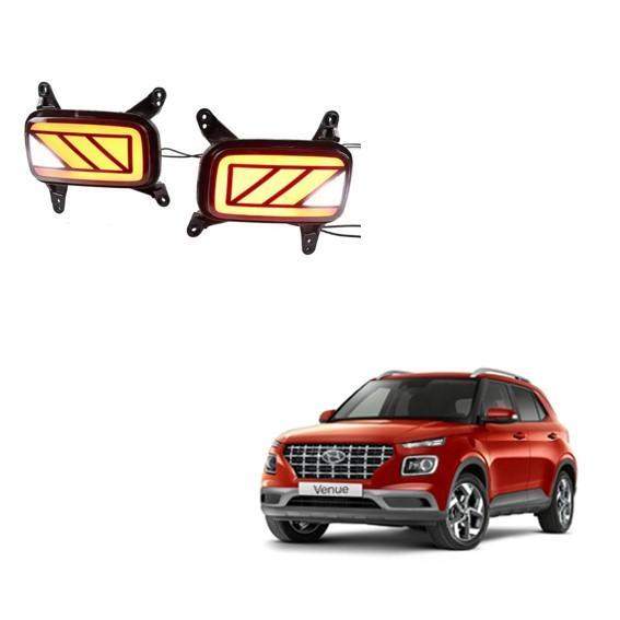 Rear Bumper Reflector LED Lights for Hyundai Venue (in 1st Design)