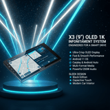 MOCO X3 9" OLED Car Android Infotainment System – 2GB+64GB DSP, CPAA Direct, HDMI Out (C-03A), CarPlay & Android Auto