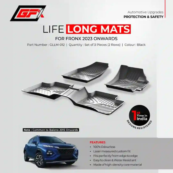 GFX Lifelong floor mats for Fronx 2023 Onwards