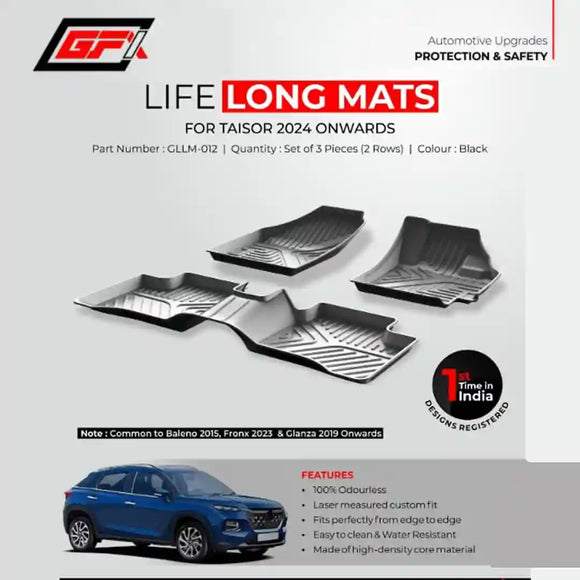 GFX Lifelong floor mats for Taisor Onwards