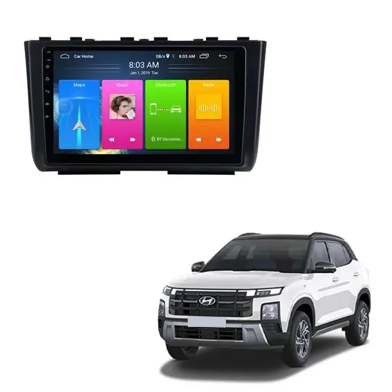 Android Music System for Hyundai Creta (2024)