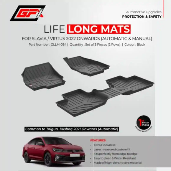GFX Lifelong floor mats for Slavia / VIRTUS 2022 Onwards