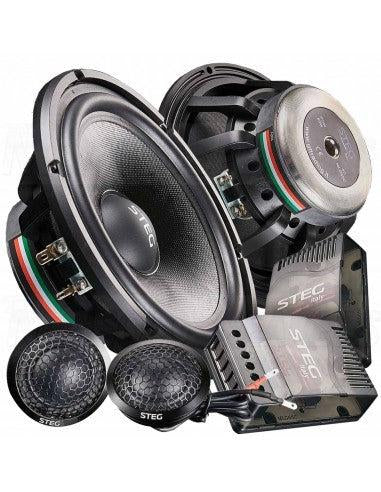 STEG MLG65C 80W RMS 2-Way Speaker Set for Superior In-Car