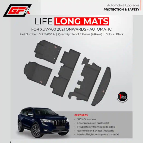 GFX Lifelong floor mats for XUV 700 (2021) Onwards