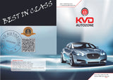 KVD Superior Leather Luxury Car Seat Cover For Mahindra Bolero Neo Black + Silver (With 5 Year Onsite Warranty) - Dz015/38